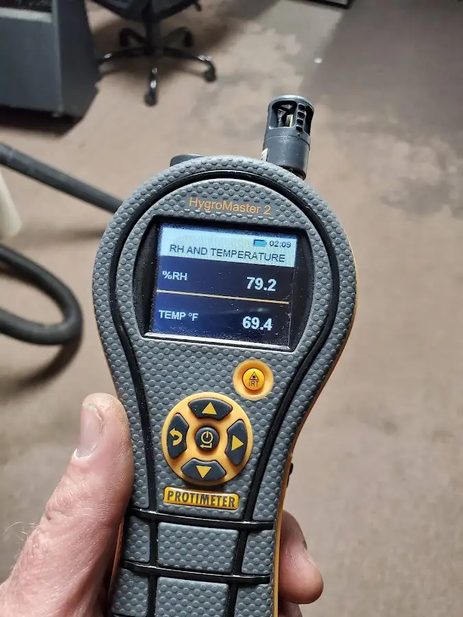 Moisture meter humidity assessment for Fire & Smoke Damage Restoration in Pacifica